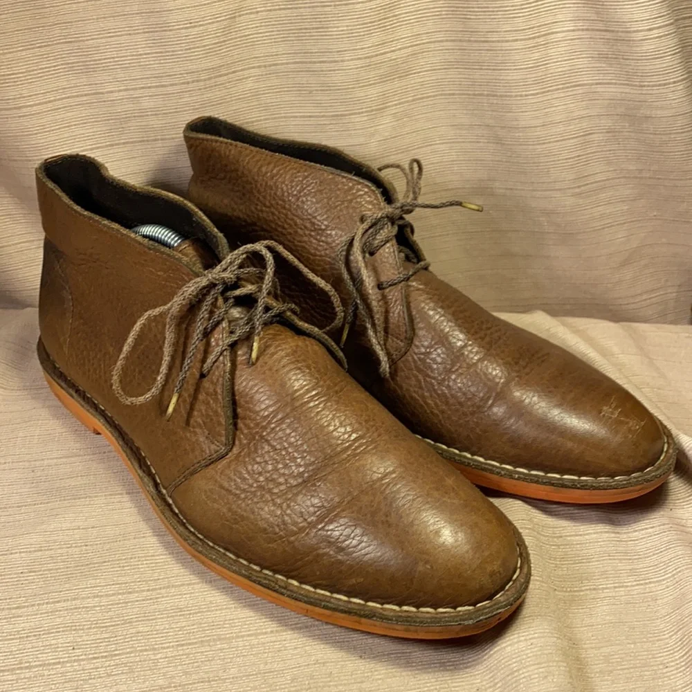 Cole Haan leather lace up leather ankle high